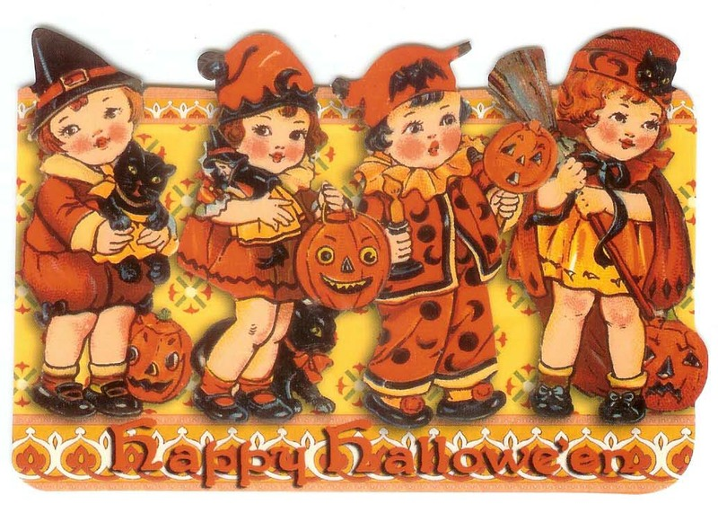 Sarbatoarea de Halloween felicitari pentru copii